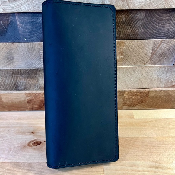 ❌ SOLD ❌ Handmade leather travel double passport wallet, new - Picture 2 of 5